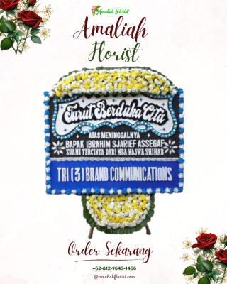 Papan Bunga Duka di Waringinkurung