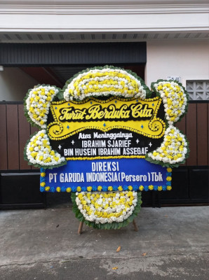 Papan Bunga Duka di Waringinkurung